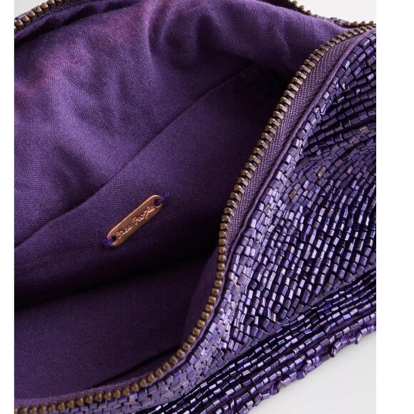 new FREE PEOPLE PLUS ONE EMBELLISHEDCROSS BODY BAG in orchid 253 - Picture 11 of 16